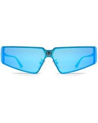 Balenciaga - Bb0192s Light Blue Sunglasses - Lyst
