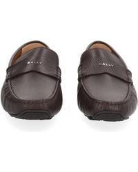 Bally - Calf Leather Moccasin Loafers - Lyst