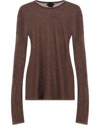 Pinko - Sequin Long Sleeve Top Pico Wool Tops - Lyst