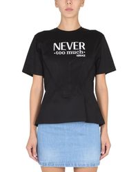 Versace - "never Too Much" Corset T-shirt - Lyst