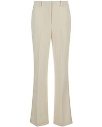 Theory - Ivory Sartorial Pants With Stretch Pleat - Lyst