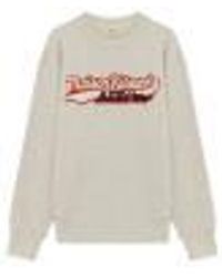 Autry - Crewneck Sweatshirt With Front Print Cotton Sweatshirts - Lyst