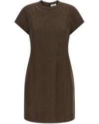 Brunello Cucinelli - Viscose Short Dress - Lyst