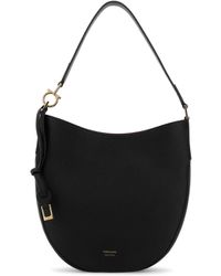 Ferragamo - Black Leather Medium Smile Shoulder Bag - Lyst