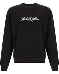 Dolce & Gabbana - Logo Embroidery Sweatshirt - Lyst