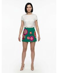 Dolce & Gabbana - Acetate Mini Skirt - Lyst