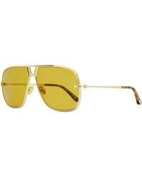Tom Ford - Stavros Sunglasses Tf1204 30E-Havana 63Mm Ft1204 Metal/Plastic (Acetate) - Lyst