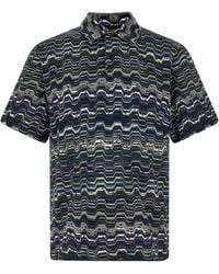 Missoni - Zigzag Polo Shirt - Lyst