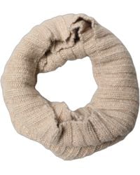Dolce & Gabbana - Ribbed Knit Neck Warmer Scarf Lama Nylon - Lyst