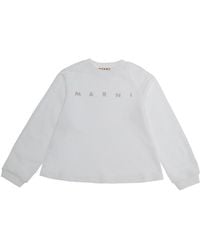 Marni - Girls Sweatshirt M02016M00Shms375F Cotton Hoods & Sweatshirts - Lyst