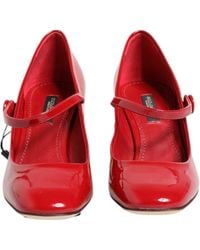 Dolce & Gabbana - Leather Dg Logo Heels Sandals Shoes - Lyst
