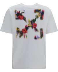 Off-White c/o Virgil Abloh - Arrow Flower T-Shirt - Lyst