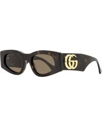 Gucci - Tapered Oval Sunglasses Gg1754S 002 52Mm Plastic (Acetate) - Lyst
