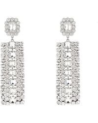 Self-Portrait - 'Multi Crystal Droplet' Earrings - Lyst
