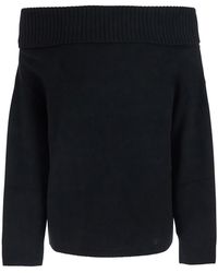 Loulou de Saison - Boat Neck Cashmere Sweater Tops - Lyst
