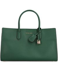 MICHAEL Michael Kors - Scarlett Media Leather Handbag - Lyst