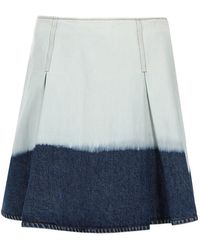 Marni - Midi Skirt Denim - Lyst