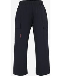 Just Cavalli - Stretch Nylon Pants Polyamide Trousers - Lyst