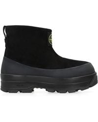 Stone Island - Ankle Boots Suede Calf Leather - Lyst
