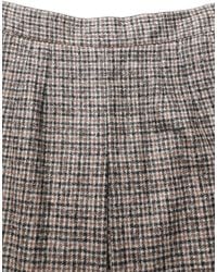 Dolce & Gabbana - Tweed High Waist A-Line Mini Skirt Alpaca Wool Nylon - Lyst