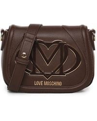 Love Moschino - Shoulder Bag With Maxi Logo - Lyst