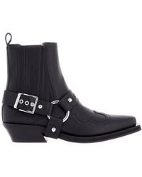 Ganni - Western Fitted Chelsea Boots Women - Lyst