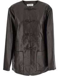 Rohe - Jacket With Front Toggle Closure - Lyst