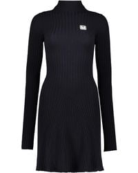 Palm Angels - Ribbed Knit Dress - Lyst