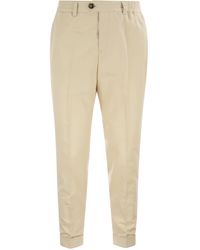 PT01 - Reworked Cotton And Linen Trousers - Lyst
