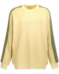 Lanvin - Brodé Side Curb' Sweatshirt - Lyst
