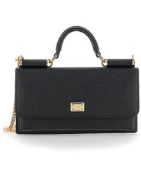 Dolce & Gabbana - Handbag With Logo Plaque - Lyst