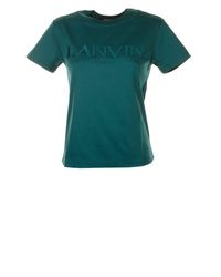 Lanvin - T-Shirt With Logo - Lyst