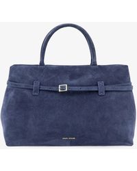 MANU Atelier - Le Cambon 35 Suede Handbag - Lyst