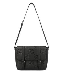 Gucci - Medium Jumbo Gg Foldover Top Messenger Bag - Lyst
