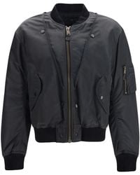 Maison Margiela - Reversible Bomber Polyamide Down Jackets - Lyst