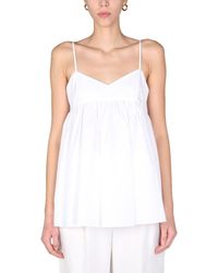 Aspesi - Poplin Top Cotton Tops - Lyst
