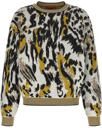 Missoni - Animalier Motif Sweater - Lyst