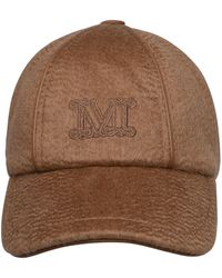 Max Mara - Brown Cashmere Blend Hat - Lyst