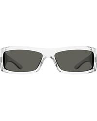 Gucci - Sunglasses Rectangle Full Rim, Crystal Frame And Lens Gg1492S004 - Lyst
