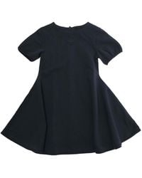 Emporio Armani - Dress, Crew Neck, Polyester - Lyst