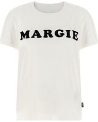 MM6 by Maison Margiela - Arc Print T-Shirt Cotton - Lyst