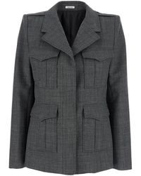 McQueen - Wool Jacket - Lyst