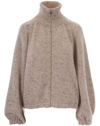 Fabiana Filippi - Cashà Lurex Wool-Blend Bomber Jacket - Lyst