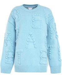 Bottega Veneta - Crew-Neck Wool Sweater Polyamide - Lyst