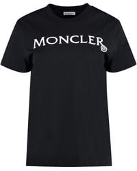 Moncler - Cotton Crew-neck T-shirt - Lyst