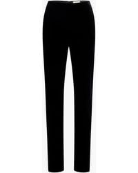 KHAITE - Ryden Pant Velvet Trousers - Lyst