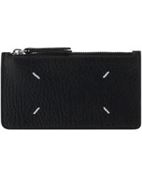 Maison Margiela - Card Holder Calf Leather Bos Taurus Wallet - Lyst
