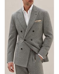 Brunello Cucinelli - Wool Double Breasted Jacket Clothing - Lyst