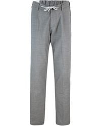 Eleventy - Pantalone Jogger Grigio Melange - Lyst