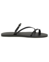 Manebí - Giorgia Leather Strappy Sandals Calf Bos Taurus - Lyst